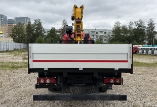 JAC N410 (41т) КМУ SQS 350-5 (14т) БОРТ 7,8×2,55×0,6м